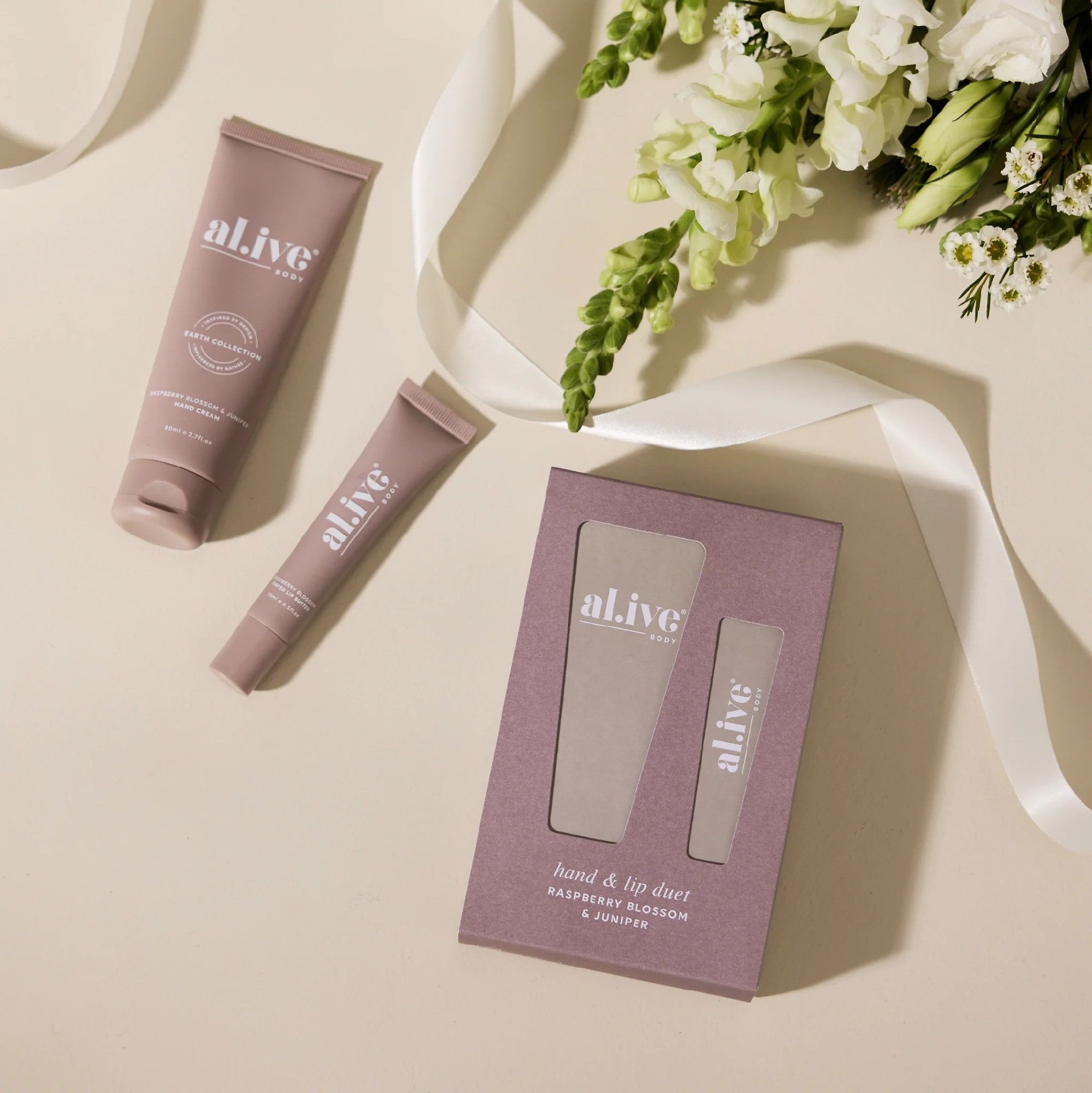 Al.Ive Body Hand & Lip Set [ACC:Raspberry Blossom/Juniper]