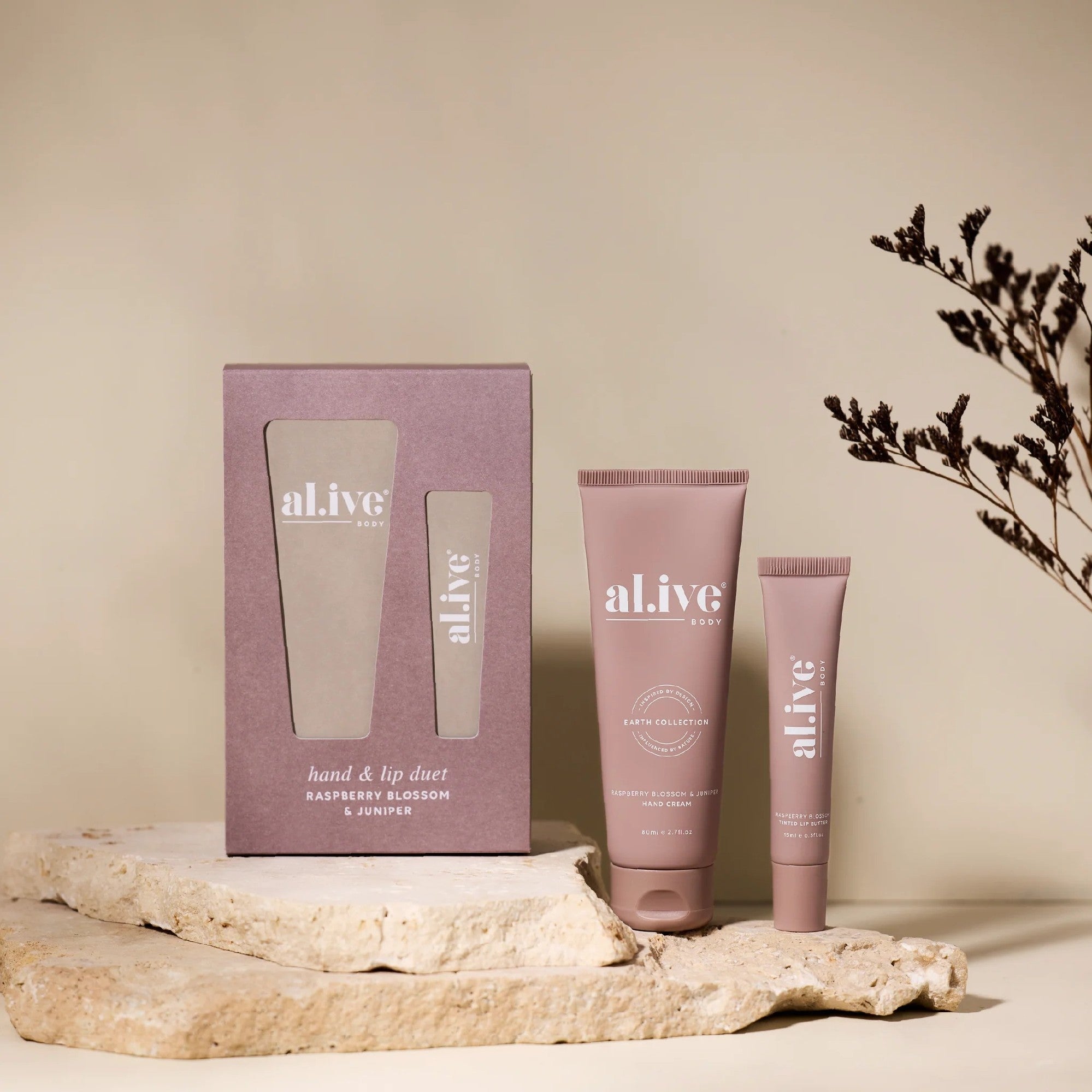 Al.Ive Body Hand & Lip Set [ACC:Raspberry Blossom/Juniper]