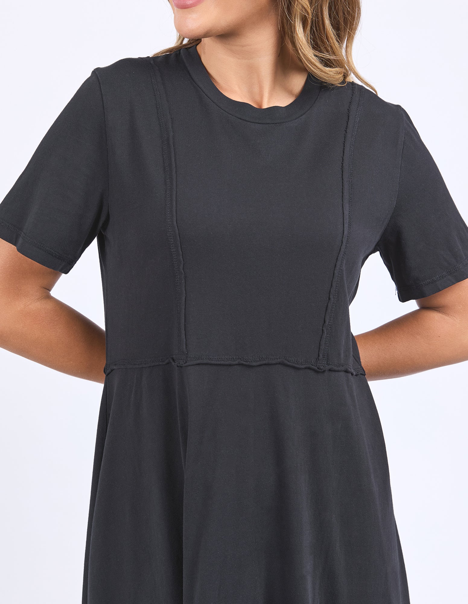 Foxwood Eva Midi Dress [COLOUR:Black SIZE:10]