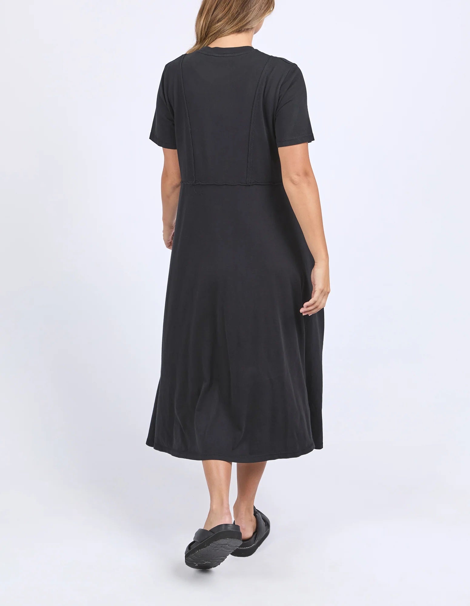 Foxwood Eva Midi Dress [COLOUR:Black SIZE:10]