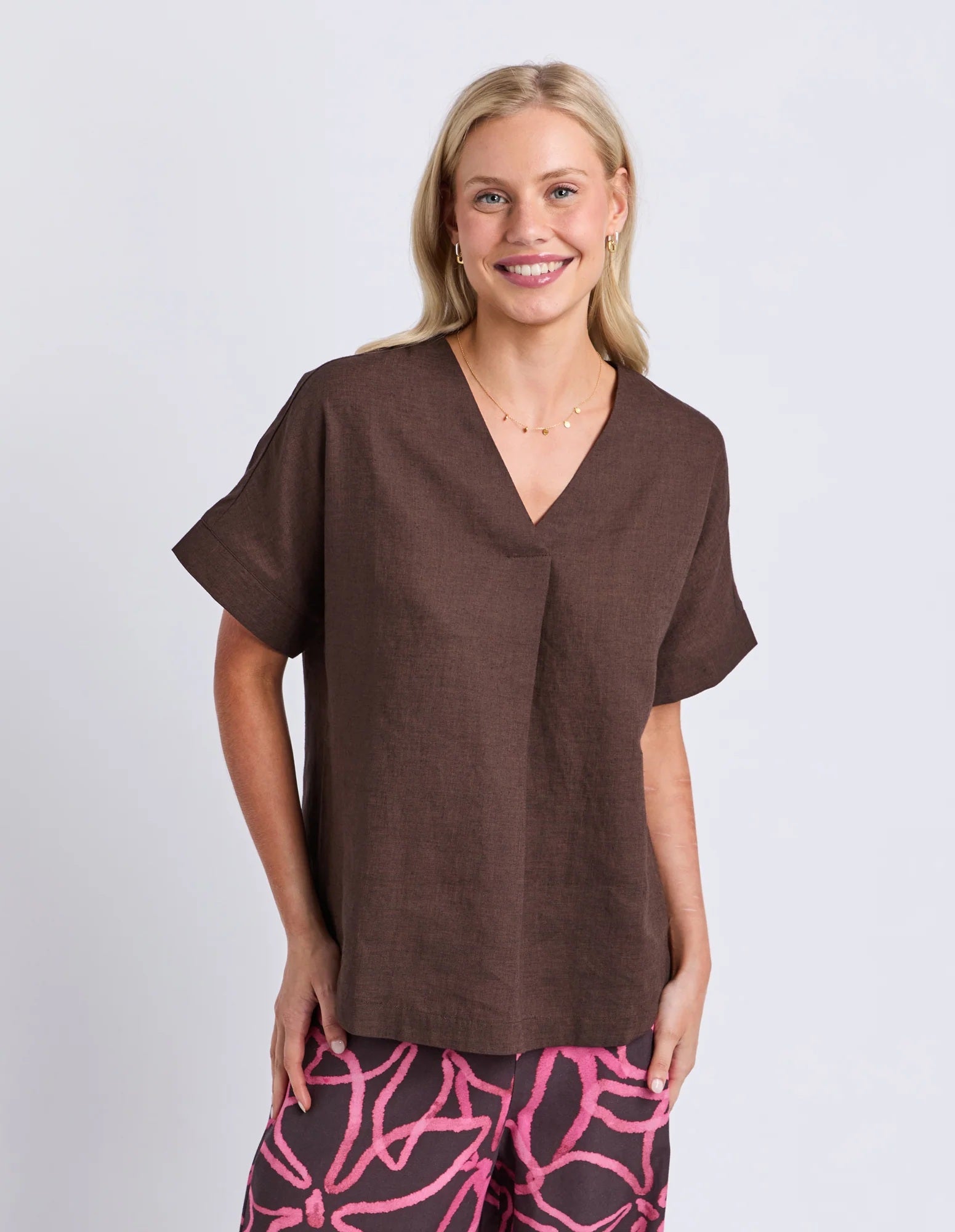 Elm Wonder Top [COLOUR:Chocolate SIZE:10]
