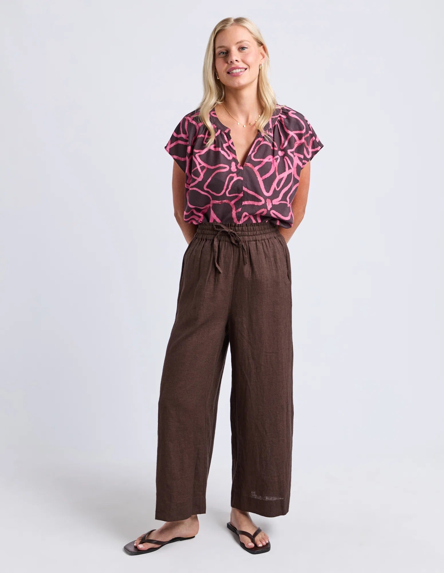 Elm Wander Pants [COLOUR:Chocolate SIZE:10]