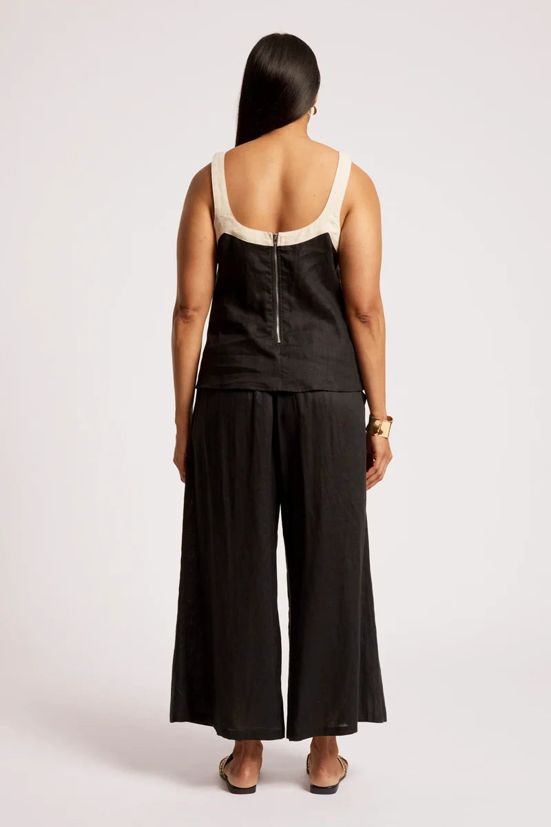 Eb & Ive Mais Splice Tank [COLOUR:black/tusk SIZE:XS]