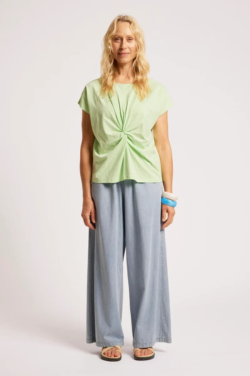Eb & Ive Casa Twist Top [COLOUR:Mint SIZE:XS]