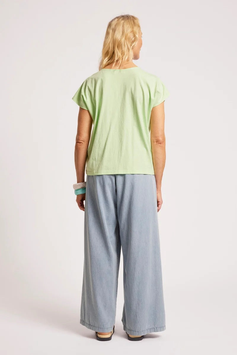 Eb & Ive Casa Twist Top [COLOUR:Mint SIZE:XS]