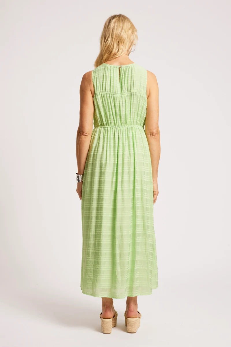Eb & Ive Sovana Ruched Maxi  Dress [COLOUR:Mint SIZE:XS]