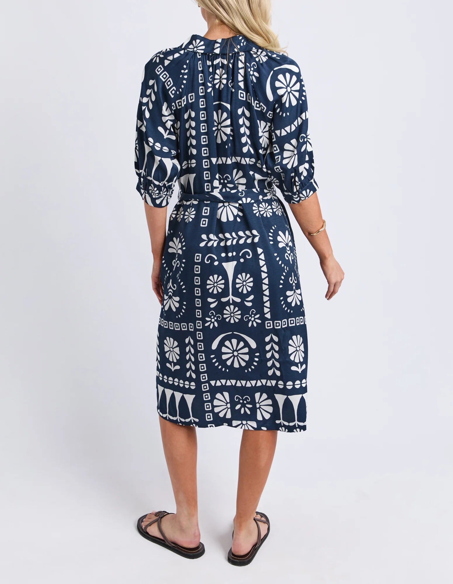 Elm Jenny Dress [COLOUR:Navy SIZE:10]