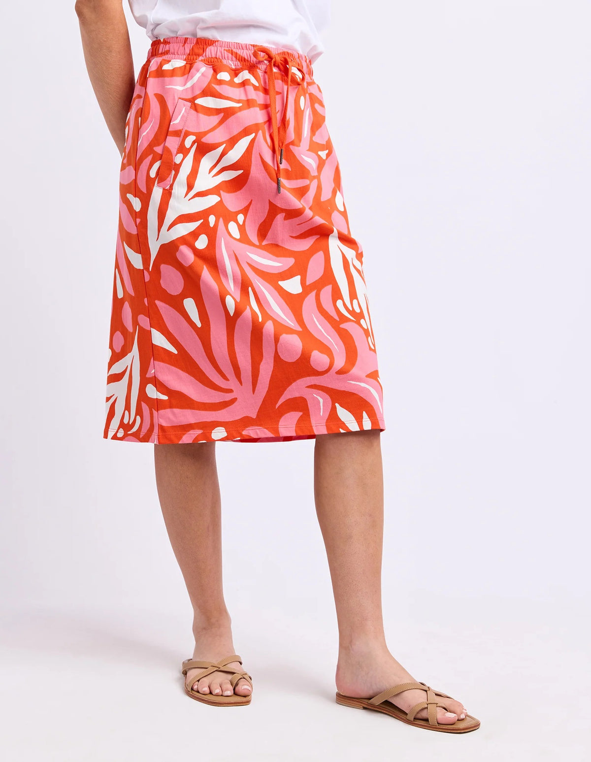Elm Oceana Skirt [COLOUR:Tangerine SIZE:10]