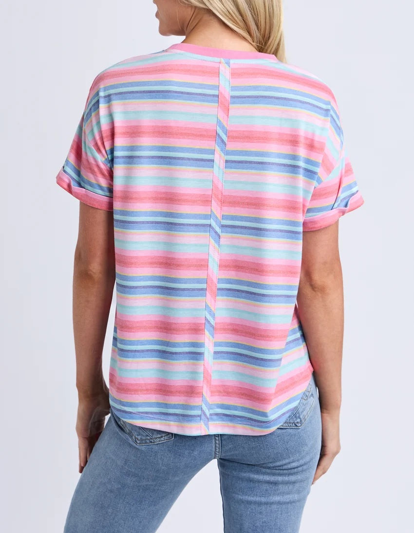 Elm Icecream Tee [COLOUR:Stripe SIZE:10]