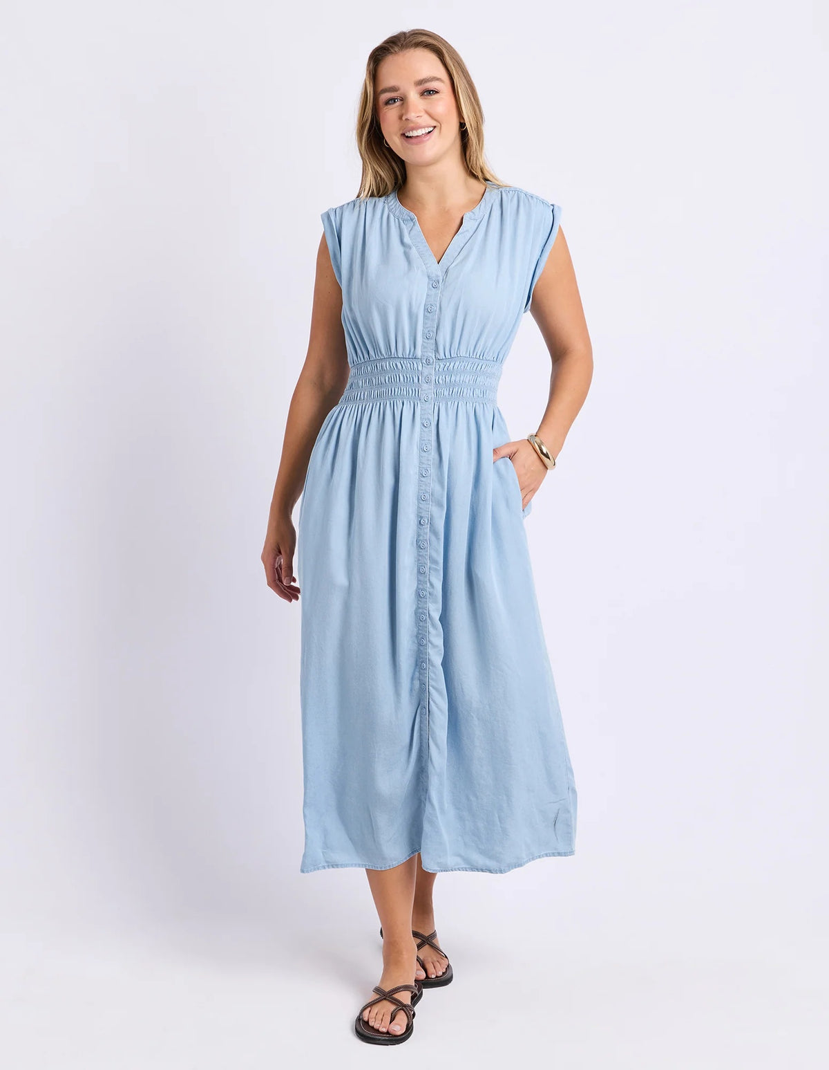 Foxwood Bleu Dress [COLOUR:Light Blue SIZE:10]