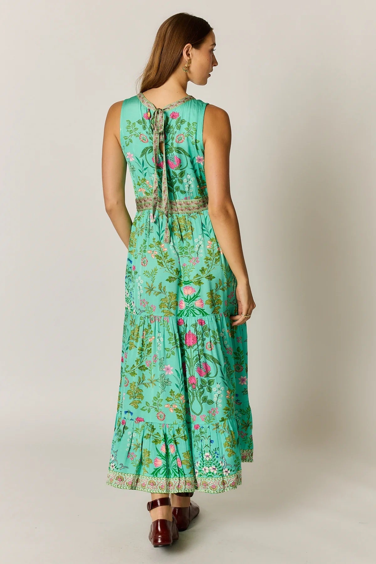 Rubyyaya Tatiana Maxi Dress [COLOUR:Green SIZE:S]