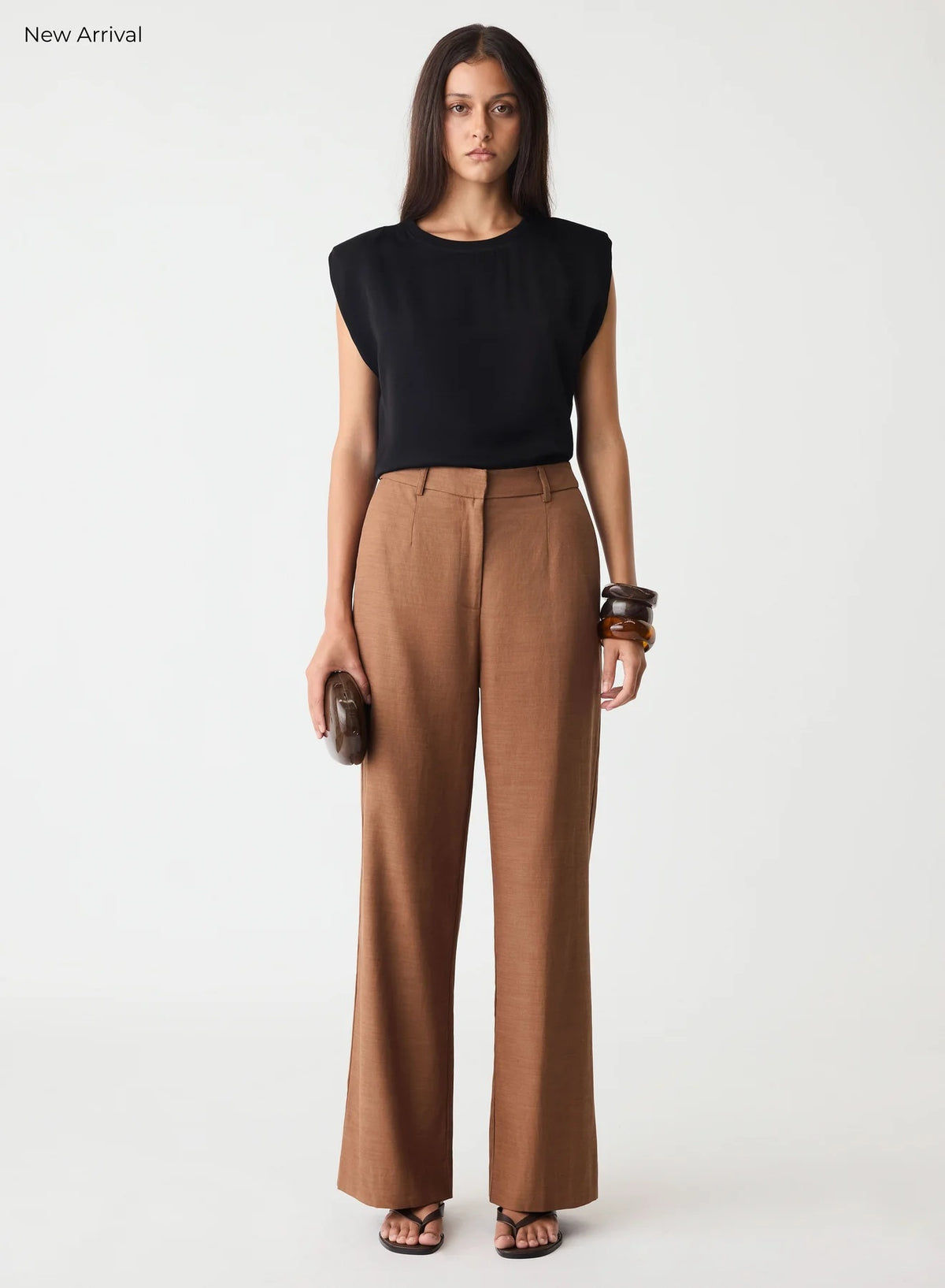 Esmaee Paragon Pant [COLOUR:Dune brown SIZE:M]
