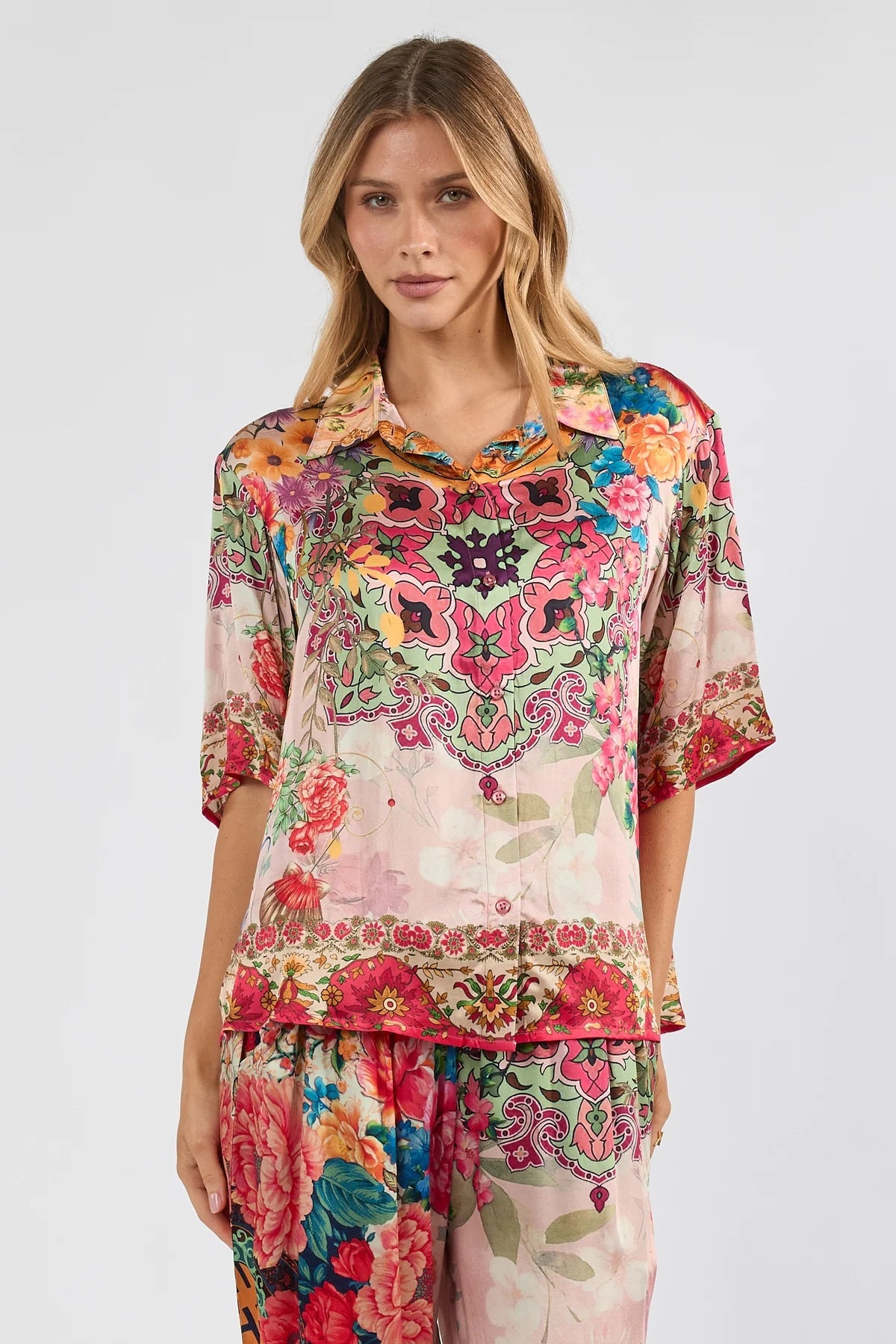 Lula Soul Jardine Blouse [COLOUR:Print SIZE:XS]