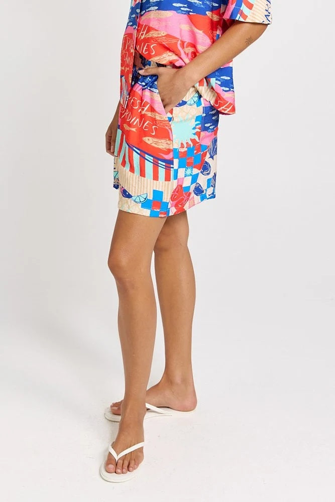 Betty Basics Copacabana Short [COLOUR:Red SIZE:8]