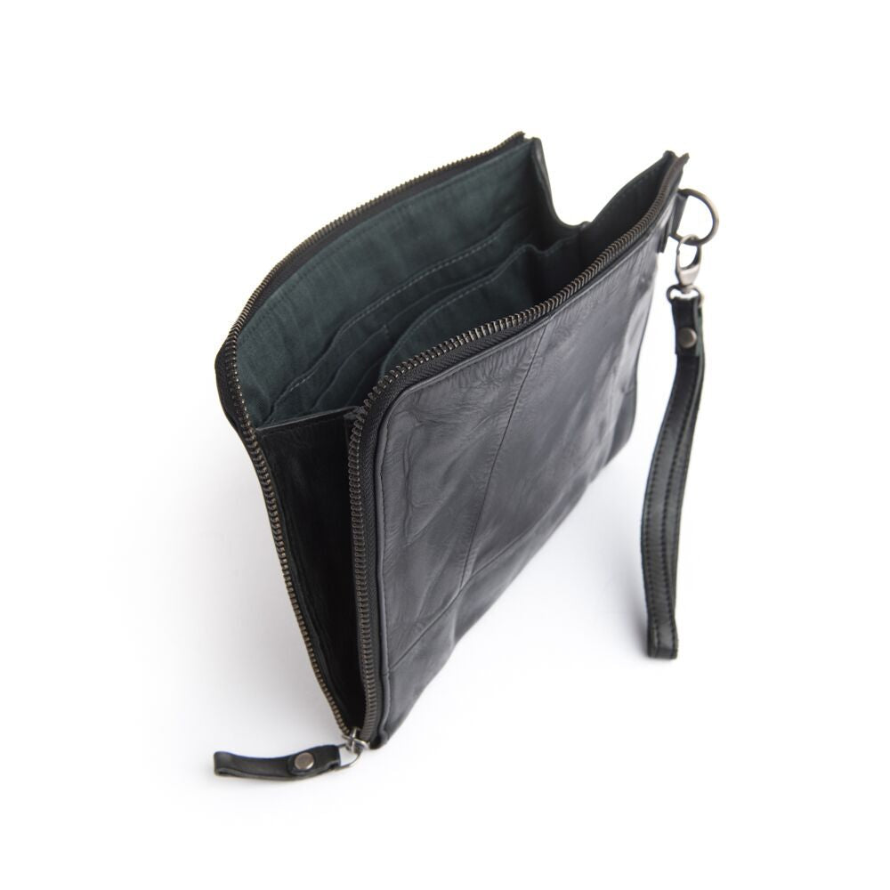 Stitch & Hide Malibu Clutch [COLOUR:Black]