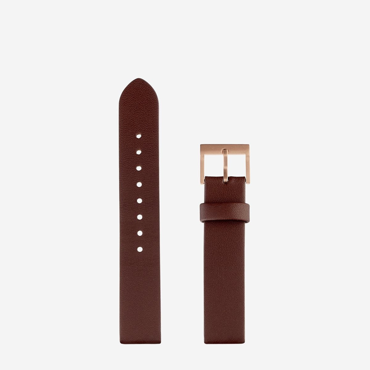 Status Anxiety Inertia Watch Band - Brown + Brushed Copper