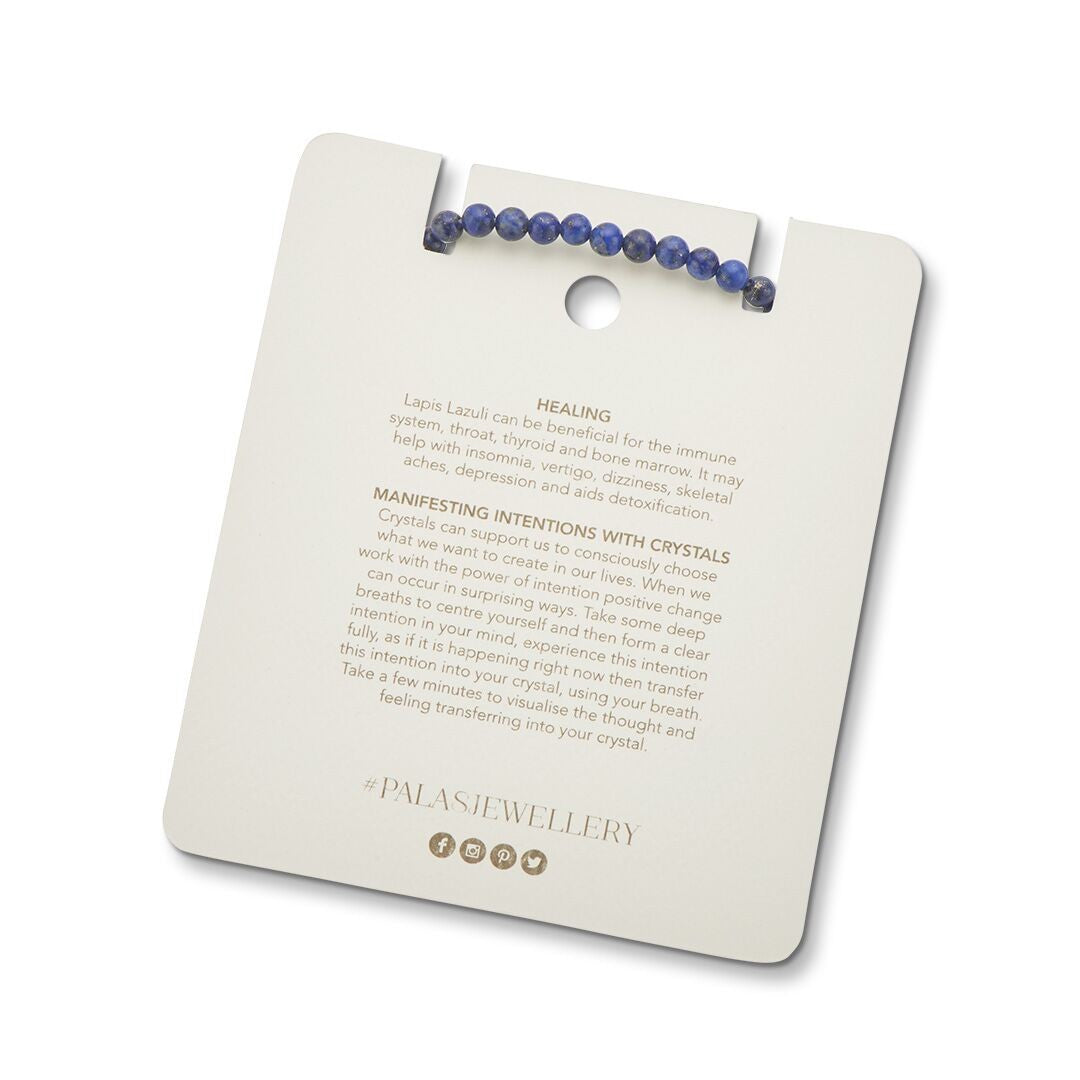 Palas Healing Gem Bracelet [COLOUR:Lapis lazuli]