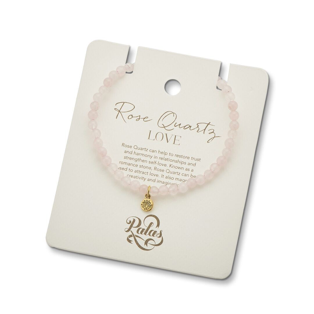 Palas Healing Gem Bracelet  - Rose Quartz 