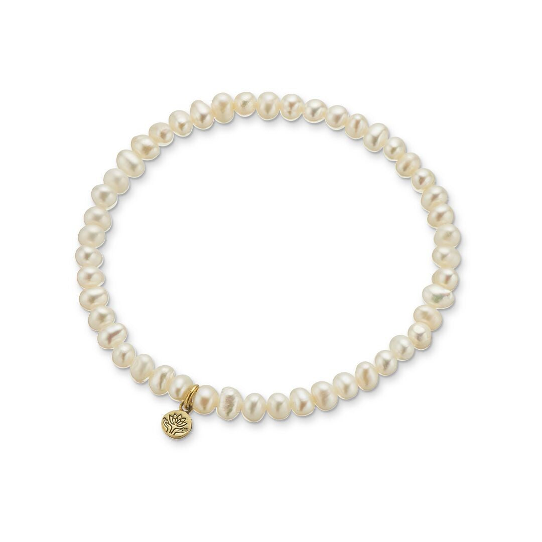 Palas Healing Gem Bracelet [COLOUR:Pearl]