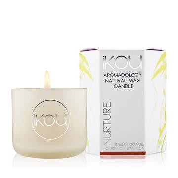 iKOU Eco-luxury Aromacology Candle Glass Small [SCENT:Nurture]