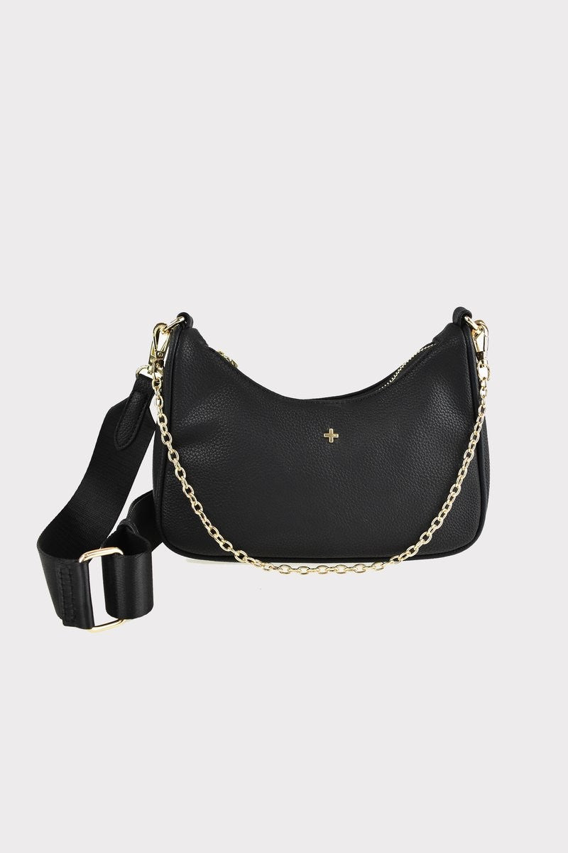 Peta + Jain Paloma Crossbody Bag [COLOUR:Black + gold]