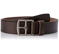 Loop Leather State Route Leather Belt [SIZE:SMALL COL:CHOCOLATE]