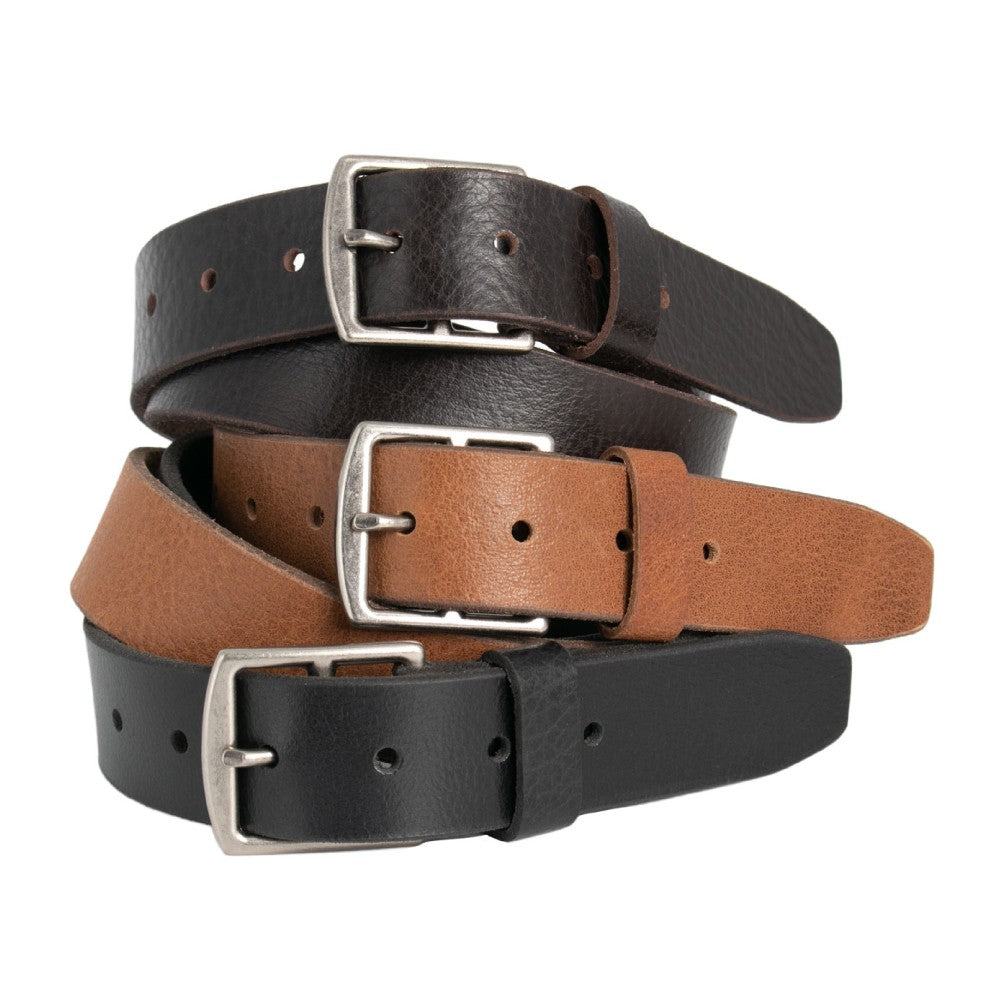 Loop Leather State Route Leather Belt [SIZE:SMALL COL:CHOCOLATE]