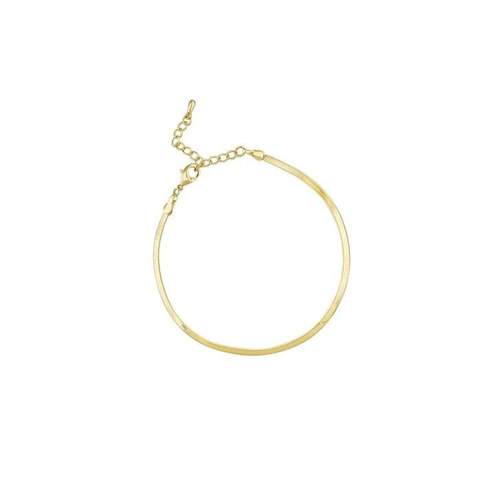 Jolie & Deen Snake Chain Bracelet - Gold 