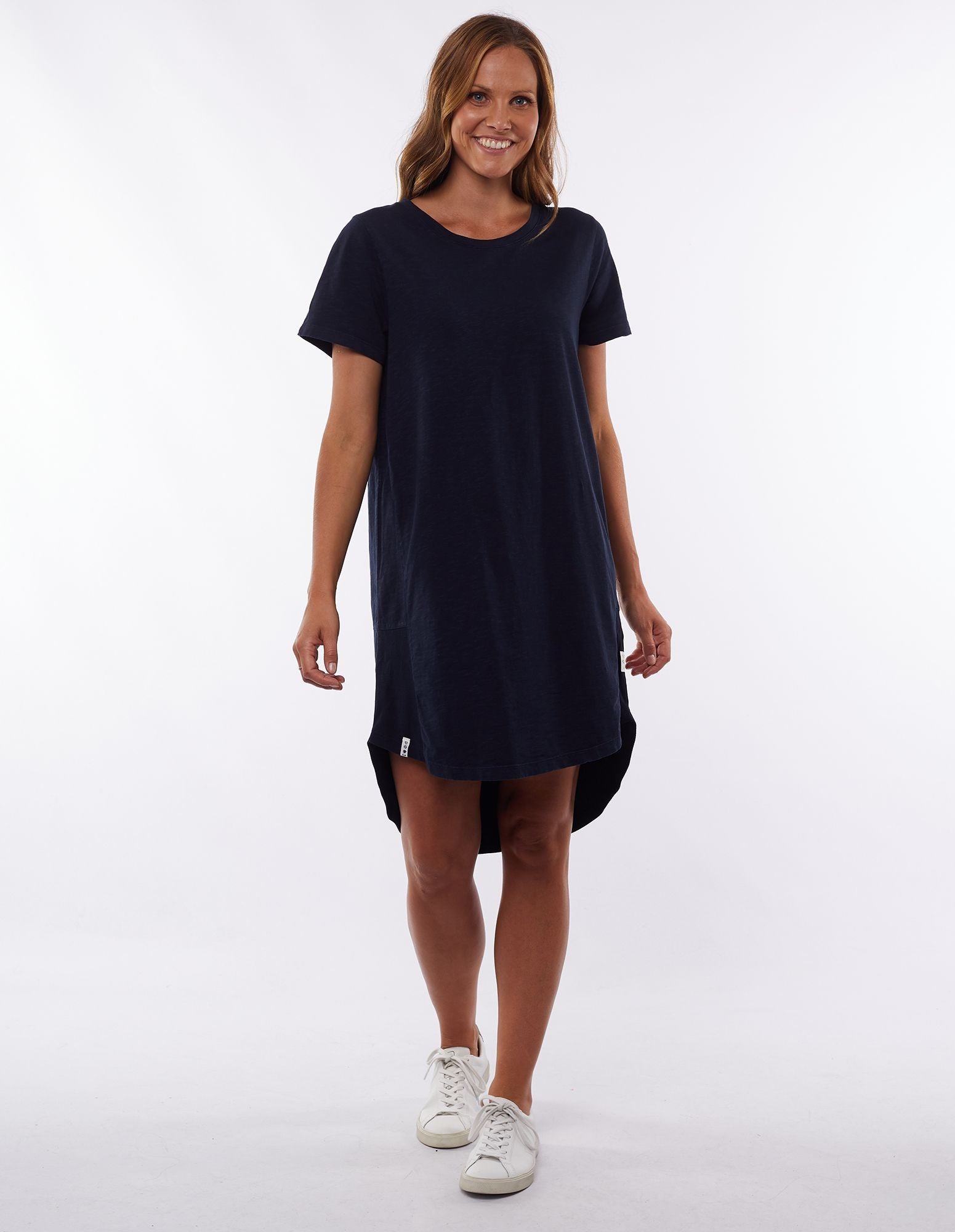 ELM EASY LIVIN DRESS [COLOUR:Navy SIZE:8]