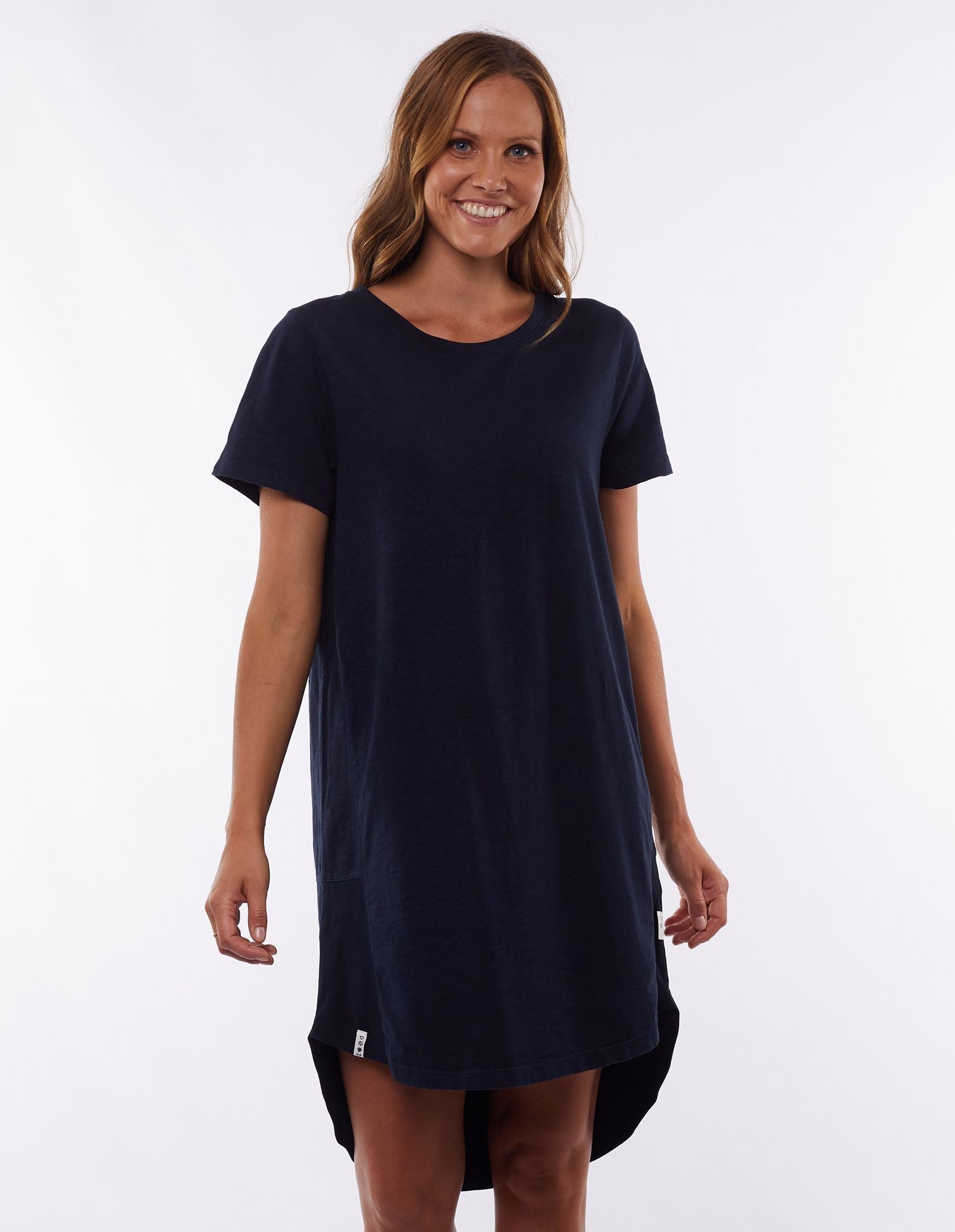 ELM EASY LIVIN DRESS [COLOUR:Navy SIZE:8]