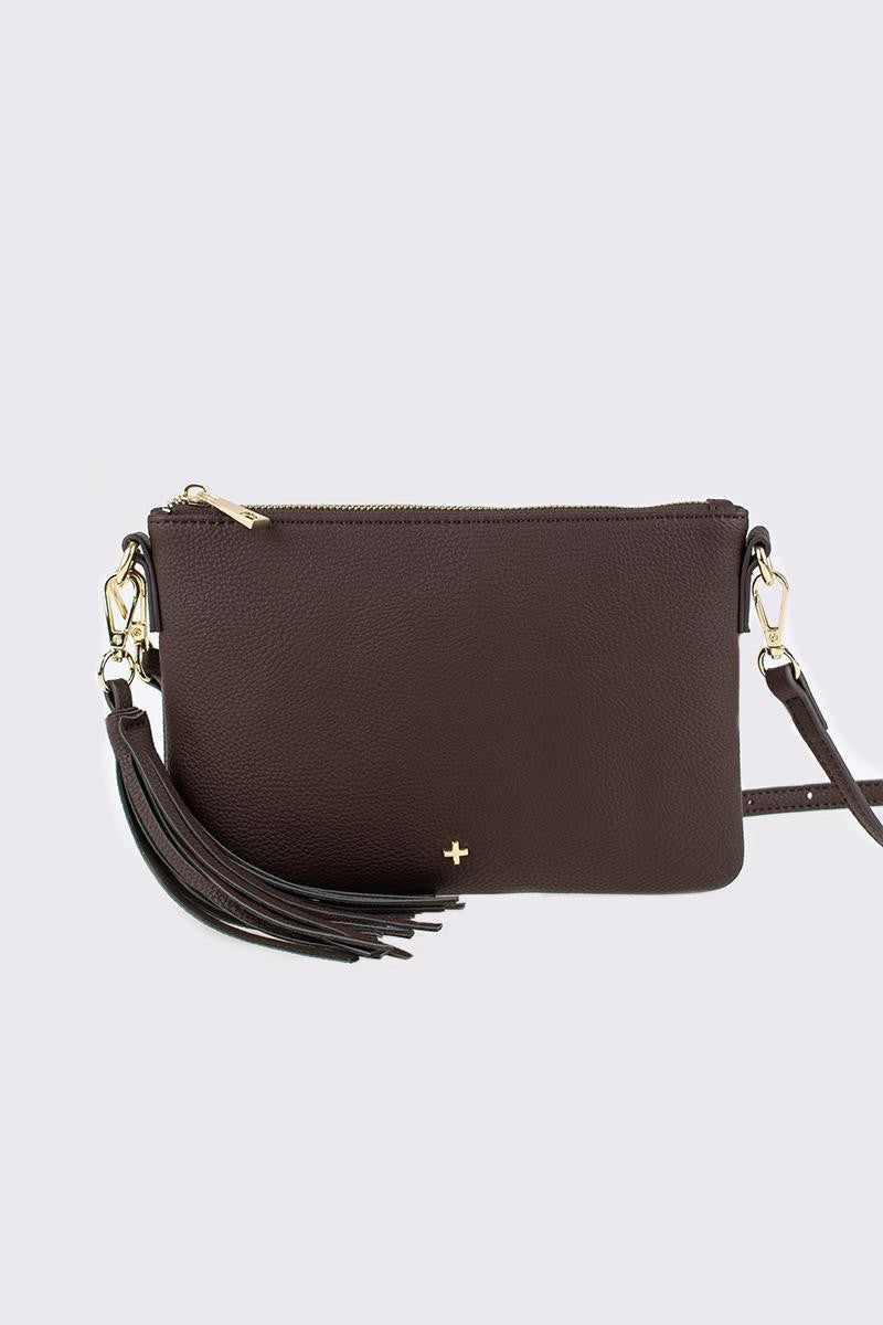 Peta + Jain Kourtney Crossbody Bag - Chocolate Pebble