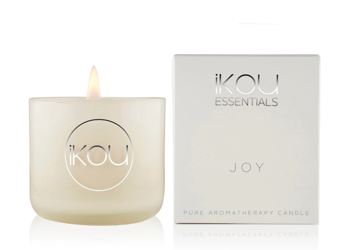 iKOU Essentials Small Glass Candle [SCENT:Australian rainforest]