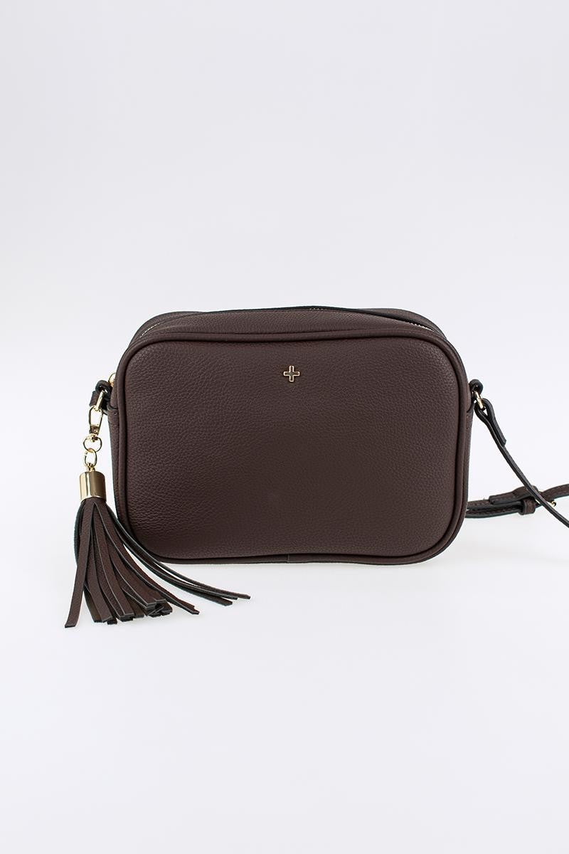 Peta + Jain Gracie Crossbody Bag [COLOUR:Chocolate pebble]