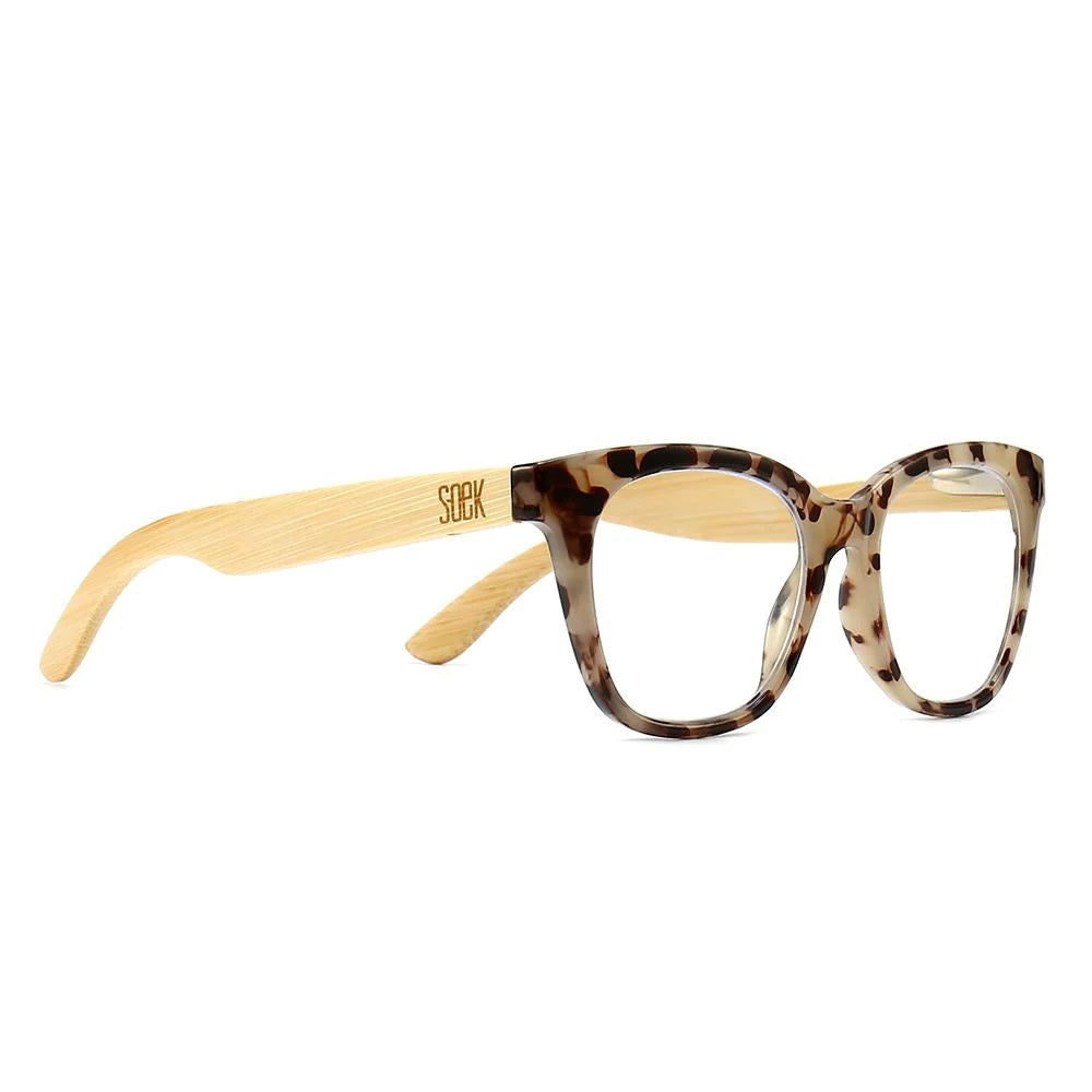 Soek Lila Grace Blue Light + 1 Magnification Glasses [COLOUR:Ivory tortoiseshell VISION :1.00]