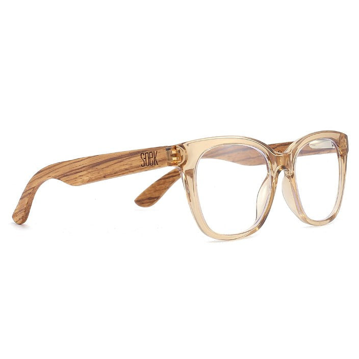 Soek Lila Grace Blue Light Glasses [COLOUR:Champagne]