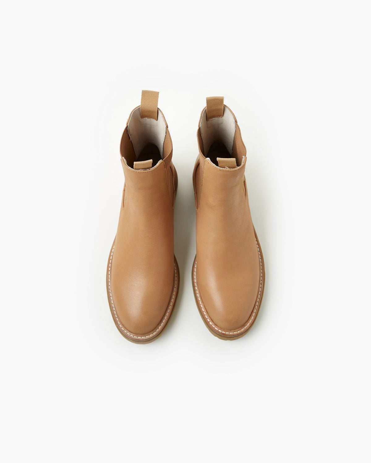 Walnut Oak Leather Boot [COLOUR:Fawn SIZE:37]