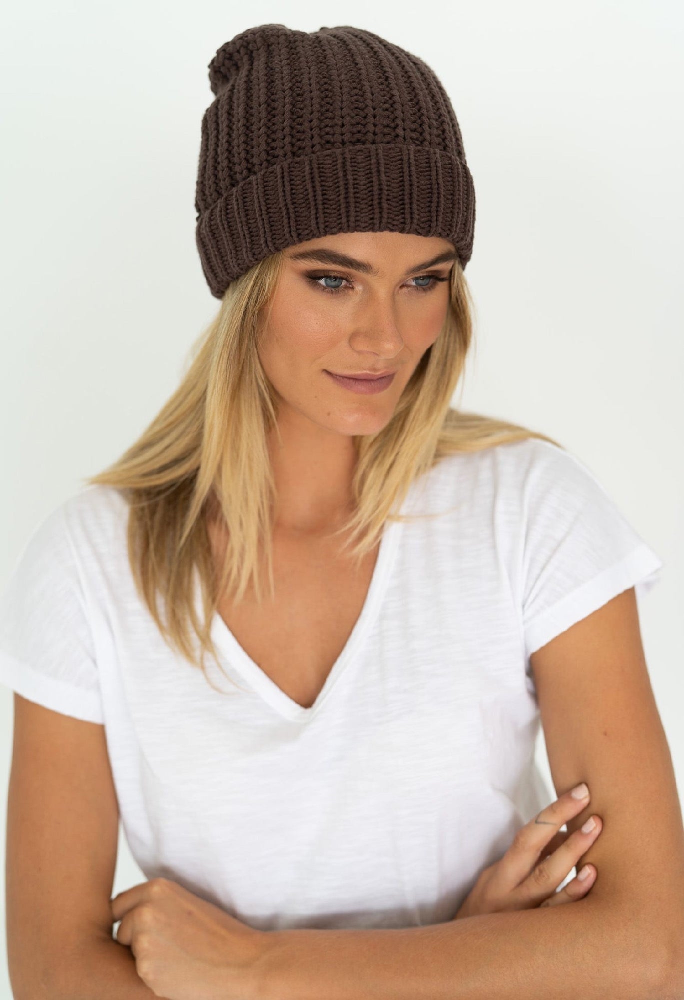 Humidity Keely Beanie [SIZE:O/s  COLOUR:Chocolate]