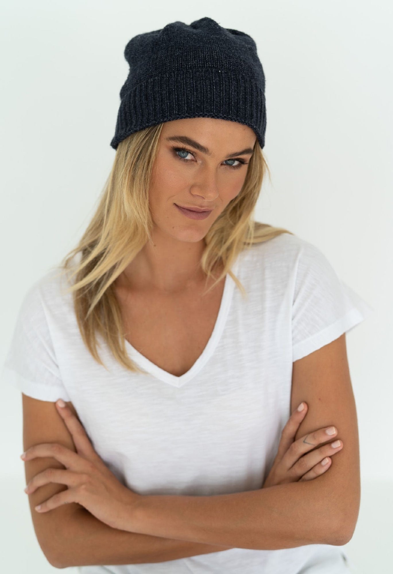 Humidity Becca Beanie [COLOUR:Navy SIZE:O/s]