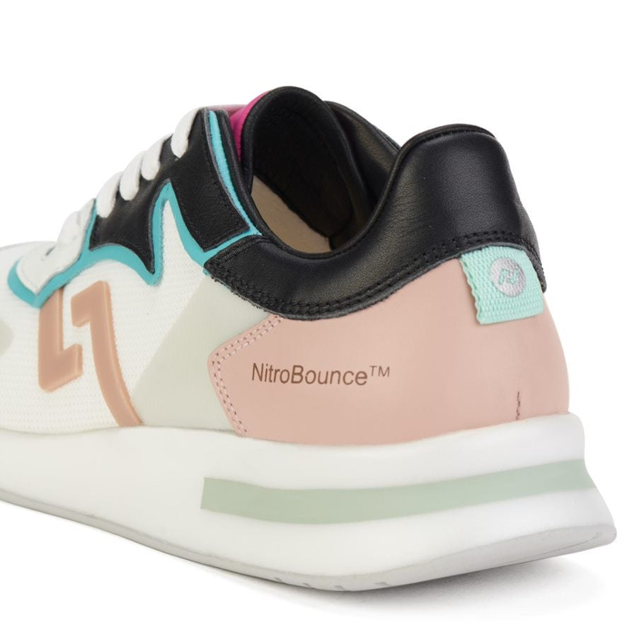 Rollie Weekender Sneaker [COLOUR:Remix Pink/White SIZE:37]