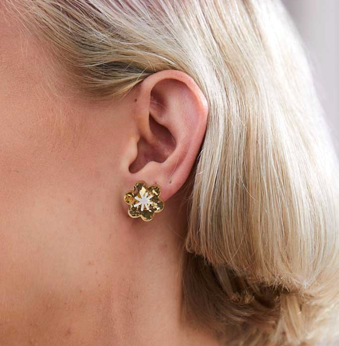 Martha Jean Aster Studs [COLOUR:Gold]