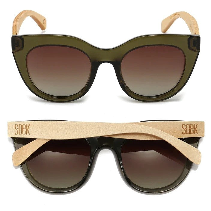 Soek Milla Polarised Sunglasses [COLOUR:Khaki]