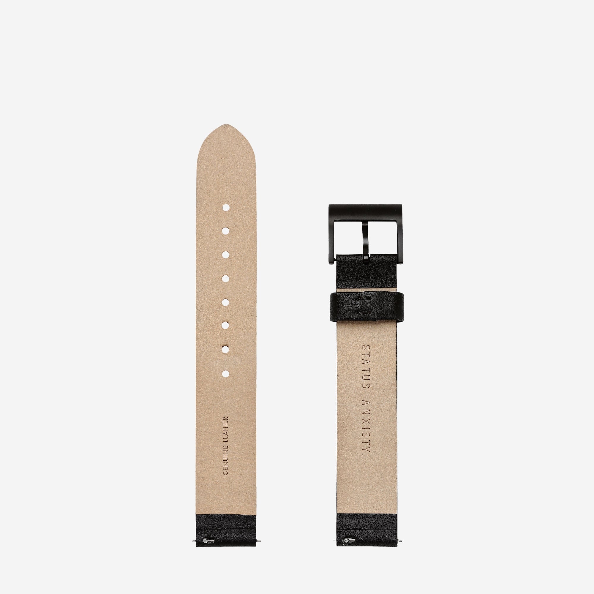 Status Anxiety Repeat After Me Strap - Black/Black