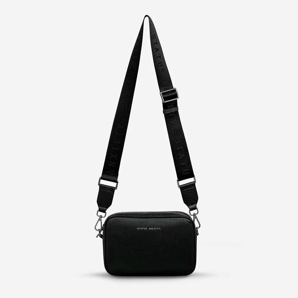 Status Anxiety Plunder with Webbed Strap [COLOUR:Black]