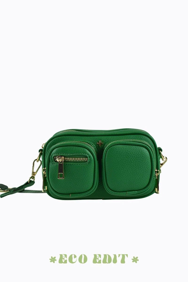 Peta + Jain Lala Mini Crossbody Bag [COLOUR:Green PU]