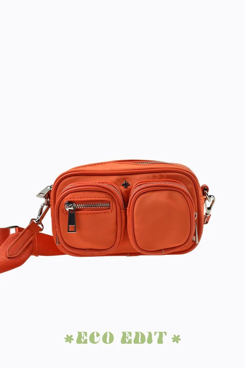 Peta + Jain Lala Mini Crossbody Bag [COLOUR:Orange Nylon]