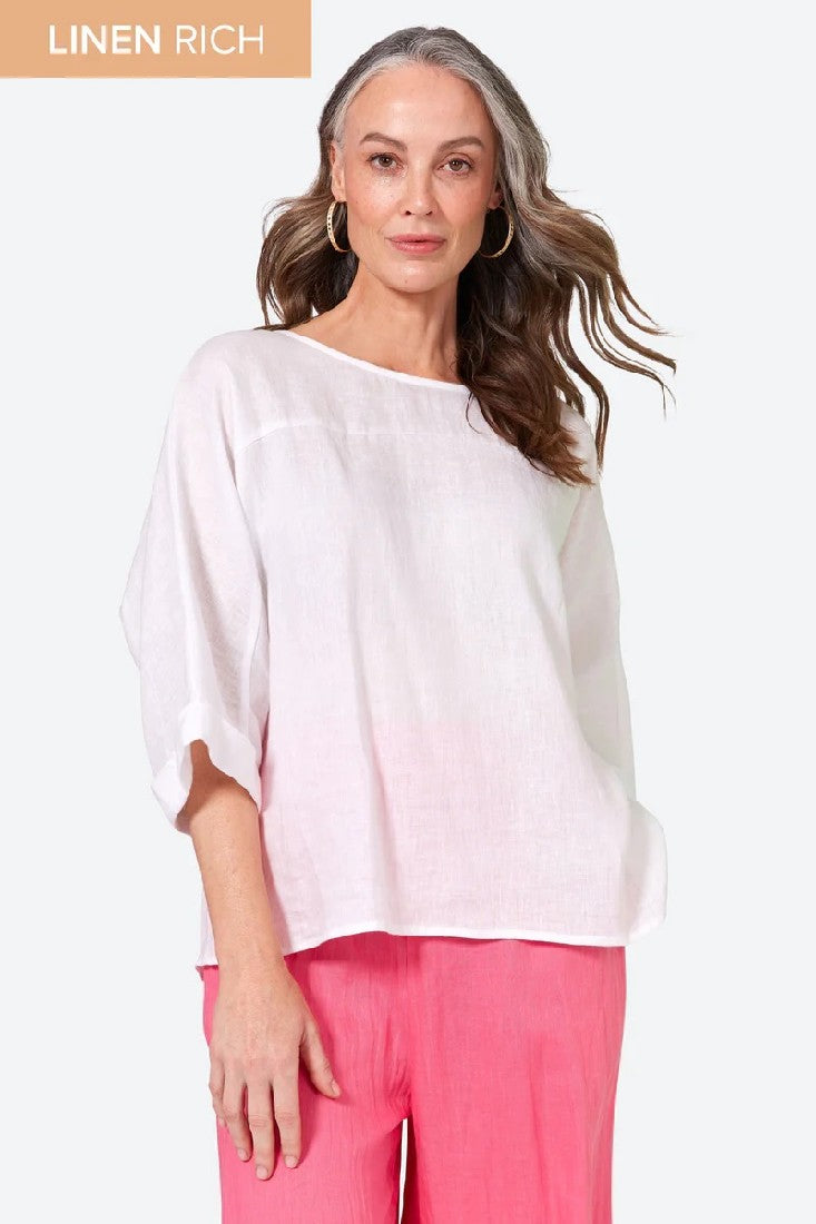 Eb & Ive Studio Relaxed Top [COLOUR:Salt SIZE:One size]