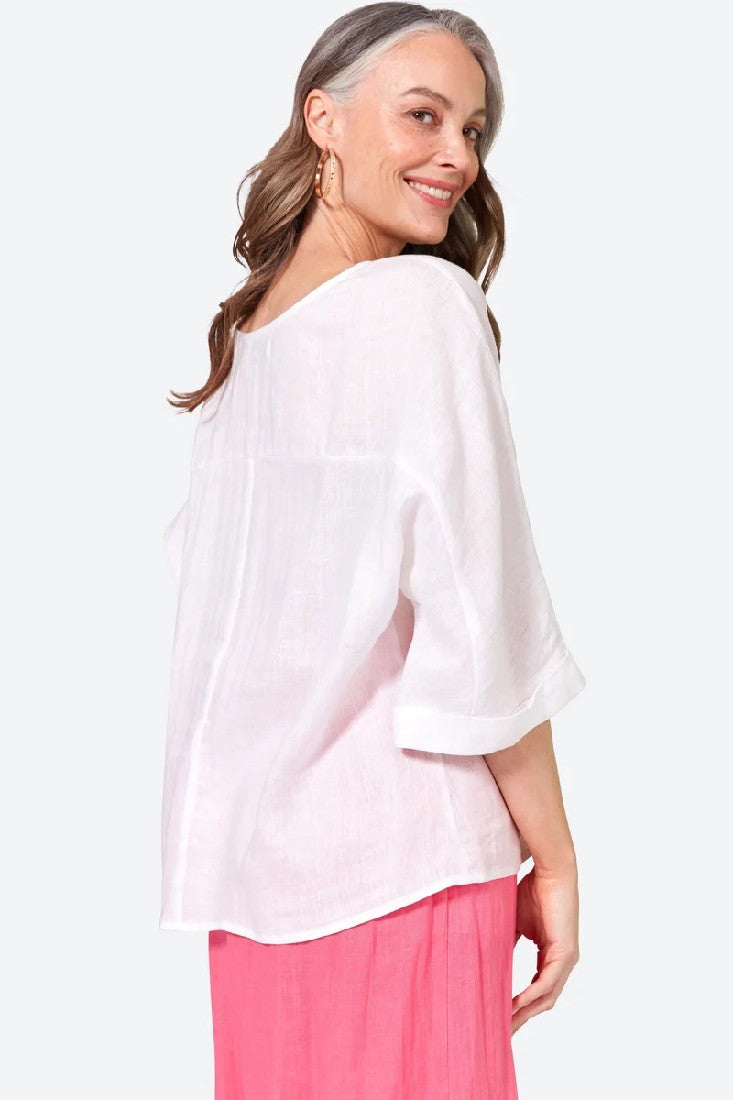 Eb & Ive Studio Relaxed Top [COLOUR:Salt SIZE:One size]