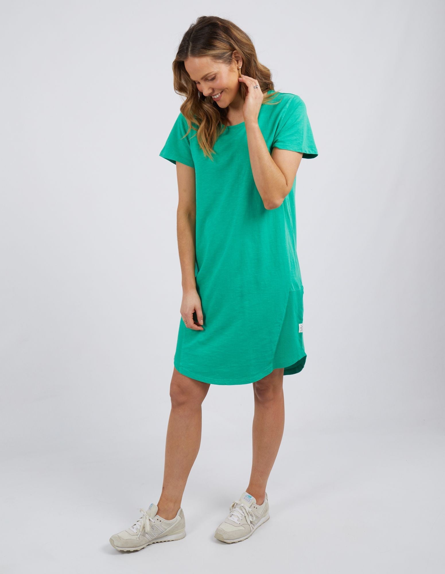 Elm Easy Living Dress [COLOUR:Bright green SIZE:8]