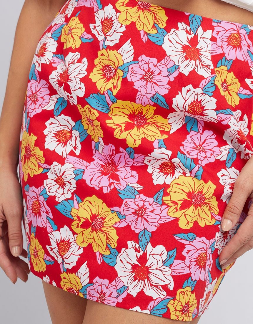 All About Eve Cecillia Floral Mini Skirt [COLOUR:Print SIZE:8]