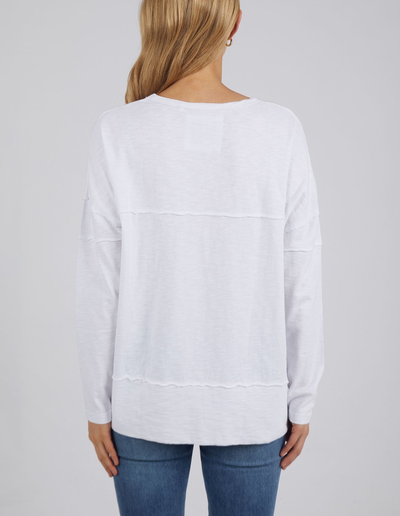 Foxwood Jayne Throw On Top | White Women's Long Sleeve Shirt | Little Extras Lifestyle Forbes | Women's Tops Clothing Store